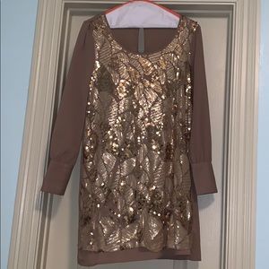 Gold sparkle dress Size S
